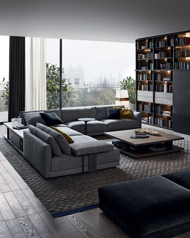 Poliform Стеллаж Wall System Ghost от Poliform — в интерьере