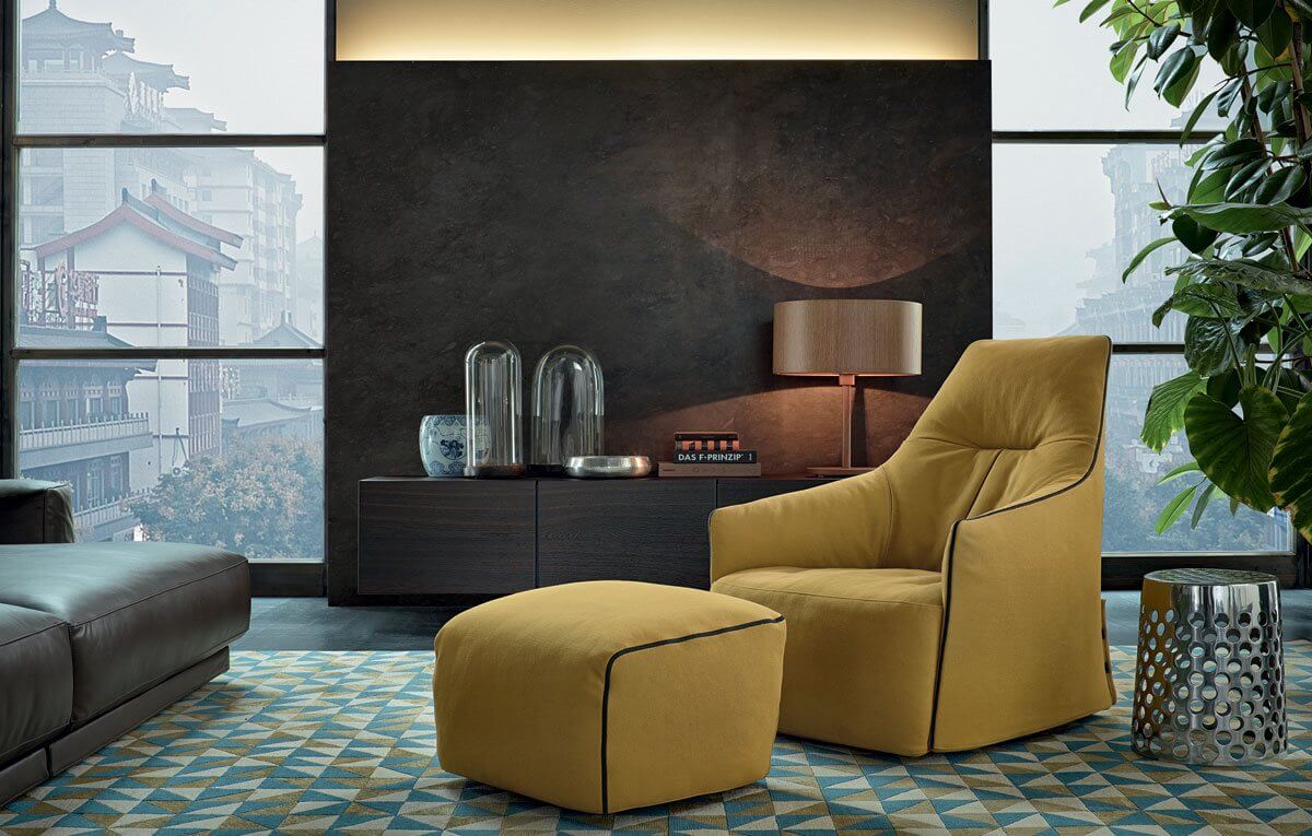 Poliform Кресло Santa Monica Lounge от Poliform — в интерьере