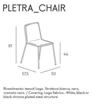 Lago Стул Pletra от Lago