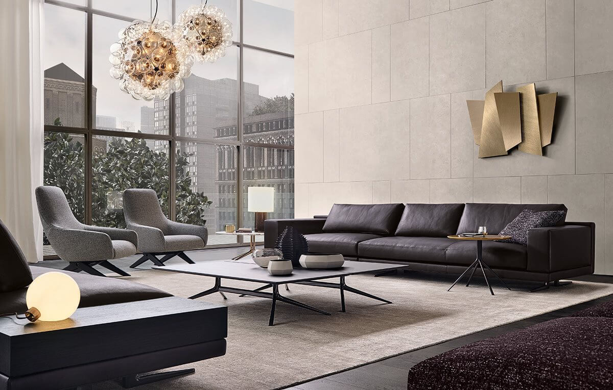 Poliform Диван Mondrian от Poliform — в интерьере