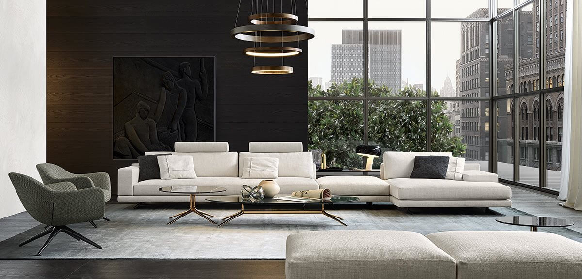 Poliform Диван Mondrian от Poliform — в интерьере