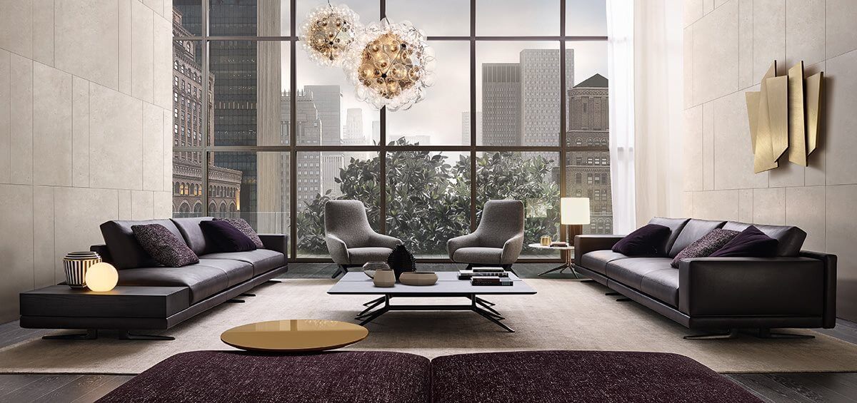 Poliform Диван Mondrian от Poliform — в интерьере