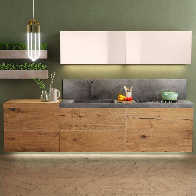 Lago Кухня 36e8 Steel Plus от Lago — в интерьере