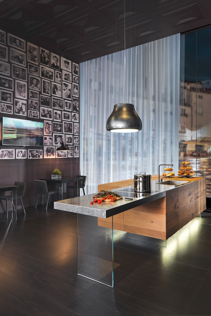 Lago Кухня 36e8 Steel Plus от Lago — в интерьере