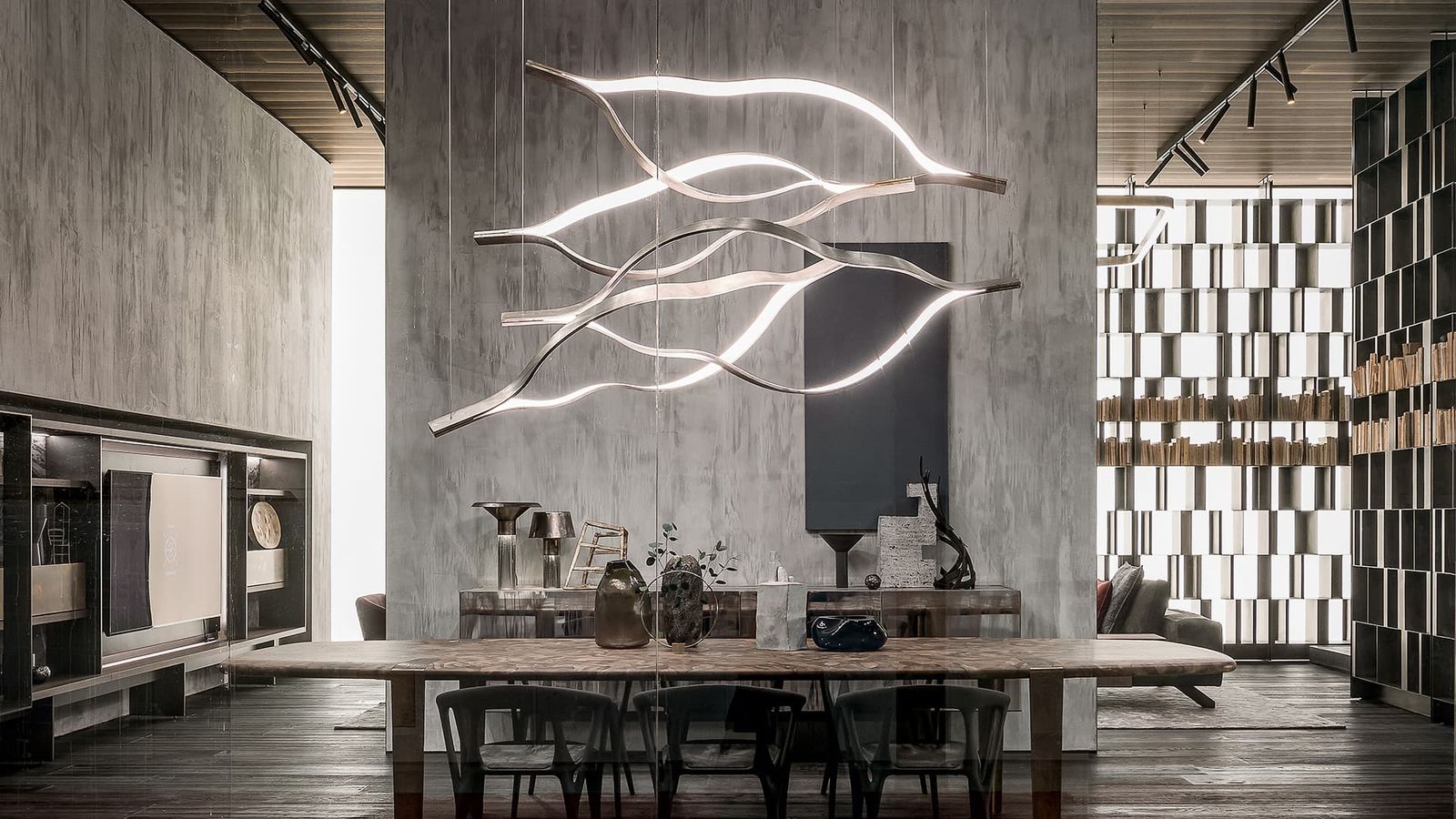 Henge Люстра Tape Light от Henge — в интерьере