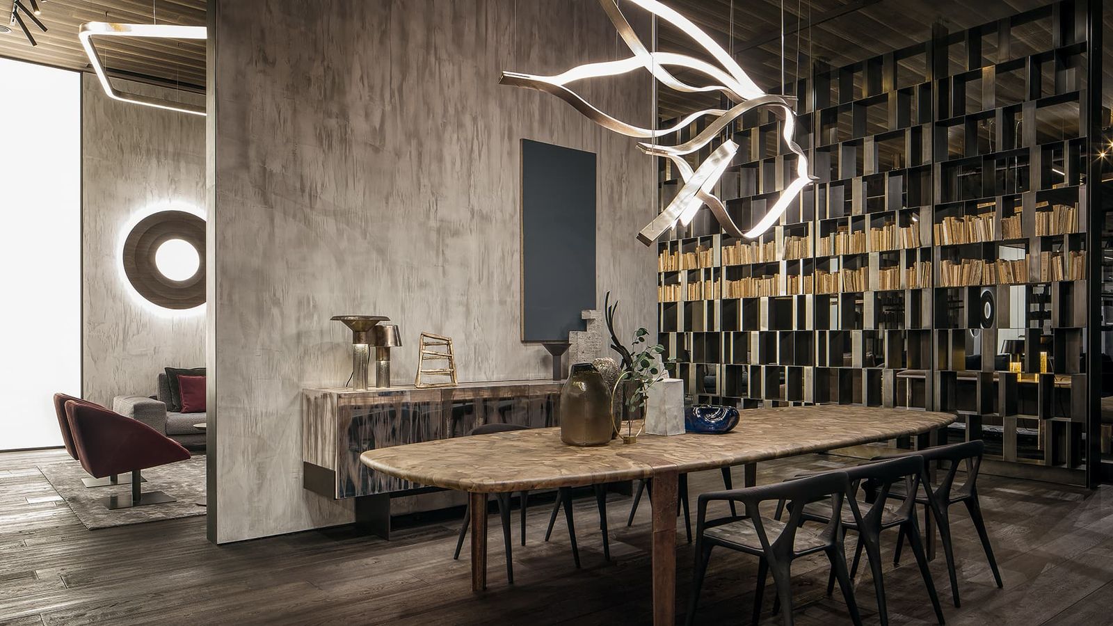 Henge Люстра Tape Light от Henge — в интерьере