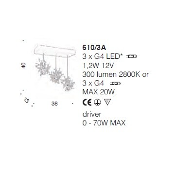 Italian Design Lighting (IDL) Бра Stardust от Italian Design Lighting (IDL)
