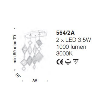 Italian Design Lighting (IDL) Бра Quadrie от Italian Design Lighting (IDL)