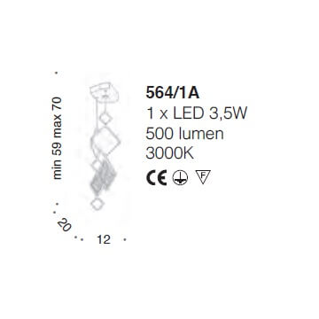 Italian Design Lighting (IDL) Бра Quadrie от Italian Design Lighting (IDL)