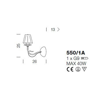 Italian Design Lighting (IDL) Бра Chloe от Italian Design Lighting (IDL)