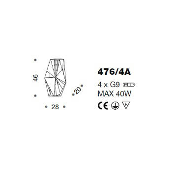Italian Design Lighting (IDL) Бра Crystal Rock от Italian Design Lighting (IDL)