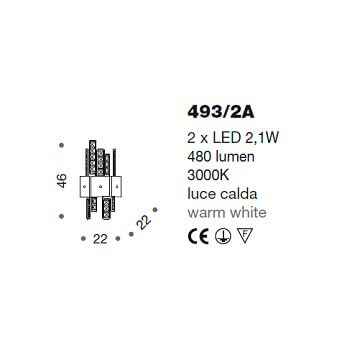 Italian Design Lighting (IDL) Бра Crystalline от Italian Design Lighting (IDL)