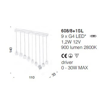 Italian Design Lighting (IDL) Подвесной светильник Stardust от Italian Design Lighting (IDL)