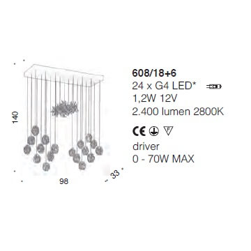 Italian Design Lighting (IDL) Подвесной светильник Stardust от Italian Design Lighting (IDL)
