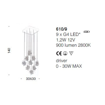 Italian Design Lighting (IDL) Подвесной светильник Stardust от Italian Design Lighting (IDL)