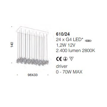 Italian Design Lighting (IDL) Подвесной светильник Stardust от Italian Design Lighting (IDL)