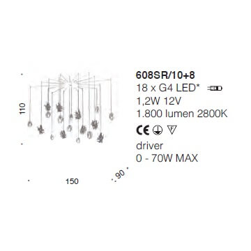 Italian Design Lighting (IDL) Подвесной светильник Stardust от Italian Design Lighting (IDL)