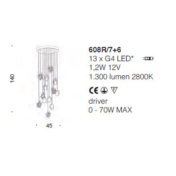 Italian Design Lighting (IDL) Подвесной светильник Stardust от Italian Design Lighting (IDL)