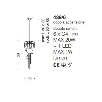 Italian Design Lighting (IDL) Подвесной светильник Divina от Italian Design Lighting (IDL)