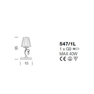 Italian Design Lighting (IDL) Настольная лампа Mademoiselle от Italian Design Lighting (IDL)