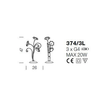 Italian Design Lighting (IDL) Настольная лампа Girasole от Italian Design Lighting (IDL)