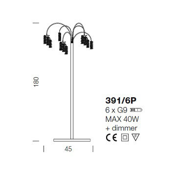 Italian Design Lighting (IDL) Торшер Salice от Italian Design Lighting (IDL)