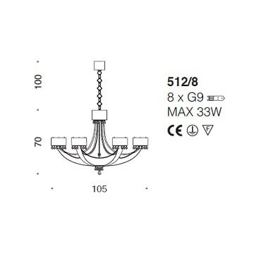 Italian Design Lighting (IDL) Люстра Crystal Blade от Italian Design Lighting (IDL)