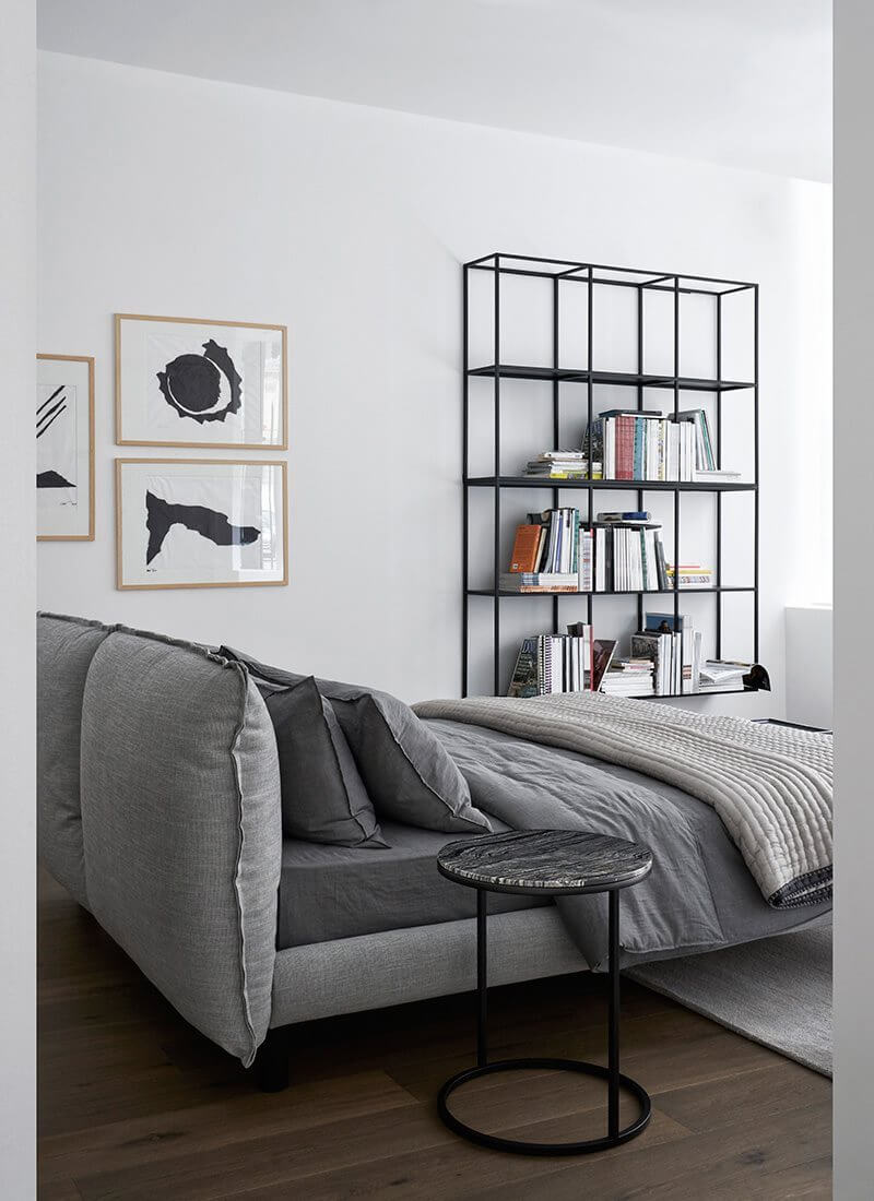 Meridiani Кровать Oliver от Meridiani — в интерьере