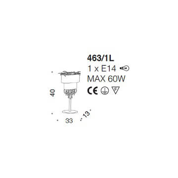 Italian Design Lighting (IDL) Настольная лампа Groovy от Italian Design Lighting (IDL)