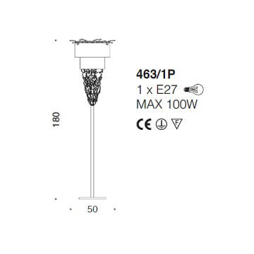 Italian Design Lighting (IDL) Торшер Groovy от Italian Design Lighting (IDL)