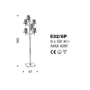 Italian Design Lighting (IDL) Торшер Prestige от Italian Design Lighting (IDL)