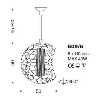 Italian Design Lighting (IDL) Подвесной светильник Twister от Italian Design Lighting (IDL)
