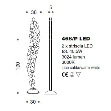 Italian Design Lighting (IDL) Торшер Corten от Italian Design Lighting (IDL)