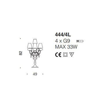 Italian Design Lighting (IDL) Настольная лампа Royal от Italian Design Lighting (IDL)