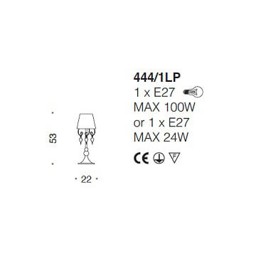 Italian Design Lighting (IDL) Настольная лампа Royal от Italian Design Lighting (IDL)