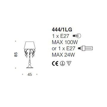 Italian Design Lighting (IDL) Настольная лампа Royal от Italian Design Lighting (IDL)