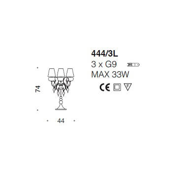 Italian Design Lighting (IDL) Настольная лампа Royal от Italian Design Lighting (IDL)