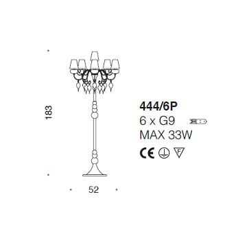 Italian Design Lighting (IDL) Торшер Royal от Italian Design Lighting (IDL)