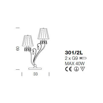 Italian Design Lighting (IDL) Настольная лампа Rossella от Italian Design Lighting (IDL)