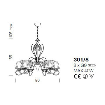 Italian Design Lighting (IDL) Люстра Rossella от Italian Design Lighting (IDL)