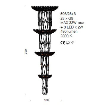 Italian Design Lighting (IDL) Люстра Elite 85/100 от Italian Design Lighting (IDL)