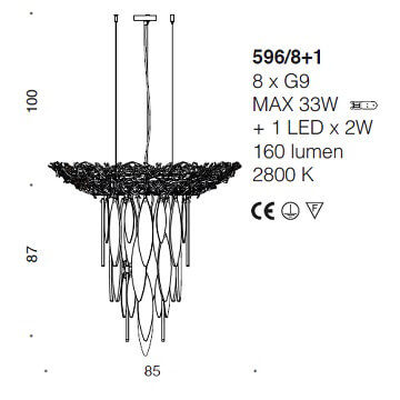 Italian Design Lighting (IDL) Люстра Elite 85/100 от Italian Design Lighting (IDL)
