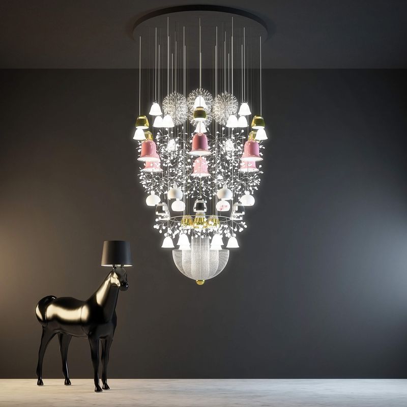 Moooi Люстра Mega Chandelier от Moooi — в интерьере