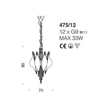 Italian Design Lighting (IDL) Люстра Crystal Mon от Italian Design Lighting (IDL)