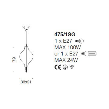 Italian Design Lighting (IDL) Подвесной светильник Crystal Mon от Italian Design Lighting (IDL)