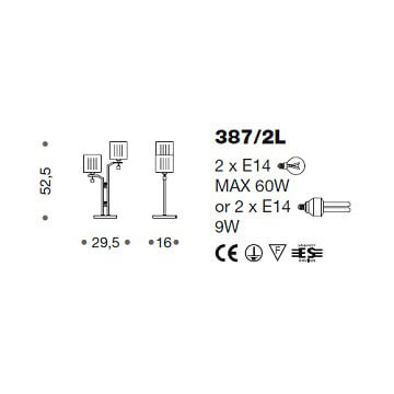 Italian Design Lighting (IDL) Настольная лампа Mary от Italian Design Lighting (IDL)