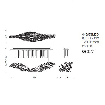 Italian Design Lighting (IDL) Подвесной светильник Chrysalis от Italian Design Lighting (IDL)