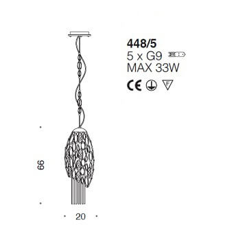 Italian Design Lighting (IDL) Подвесной светильник Chrysalis от Italian Design Lighting (IDL)