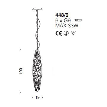 Italian Design Lighting (IDL) Подвесной светильник Chrysalis от Italian Design Lighting (IDL)
