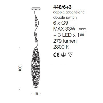 Italian Design Lighting (IDL) Подвесной светильник Chrysalis от Italian Design Lighting (IDL)